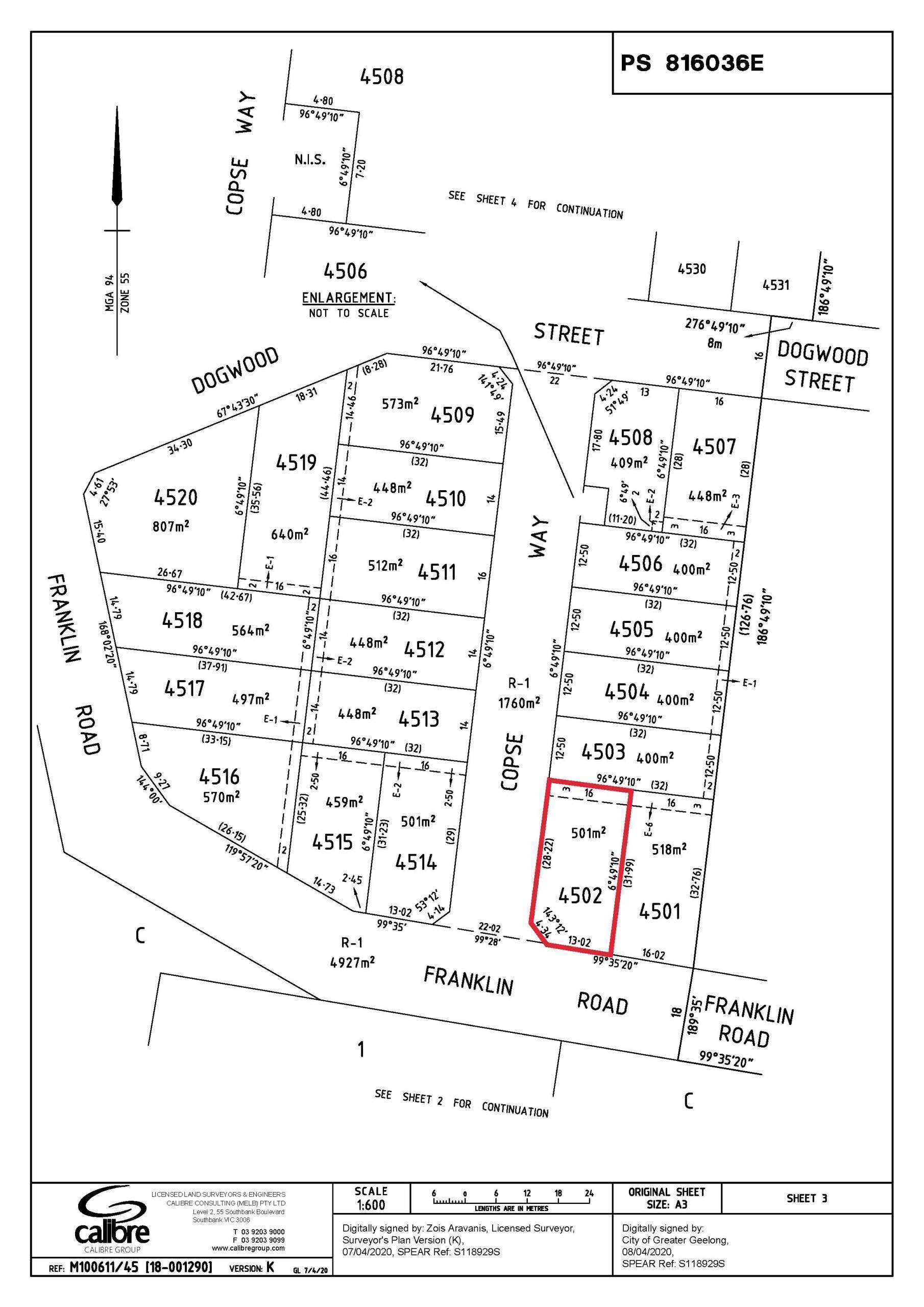Site Plan Measurements - 78 Franklin Blvd, Mount Duneed